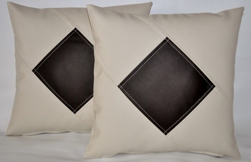 Cream brown diamond faux - 2, &