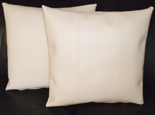 Cream stripe faux leather - 2,