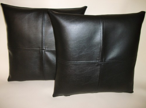 Black check faux leather - 2,