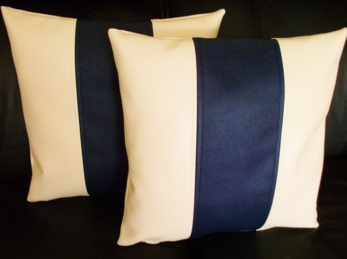 Cream navy blue - &,