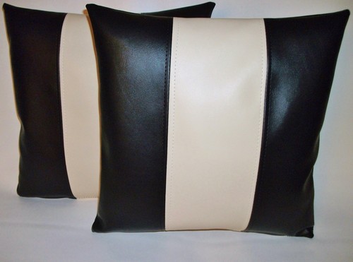Black cream stripe - 2, faux
